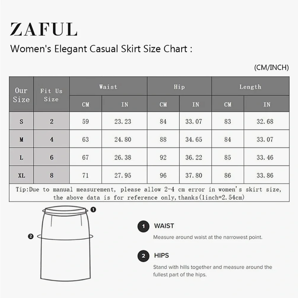 Zaful Black Cinched Midi Skirt - Picture 9 of 10